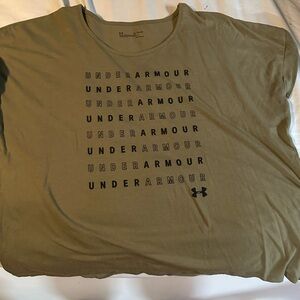 Army Green Women’s Under Armour Tee Shirt
